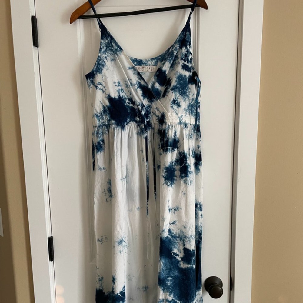 Christy Dawn Lincoln Dress - Indigo Shibori